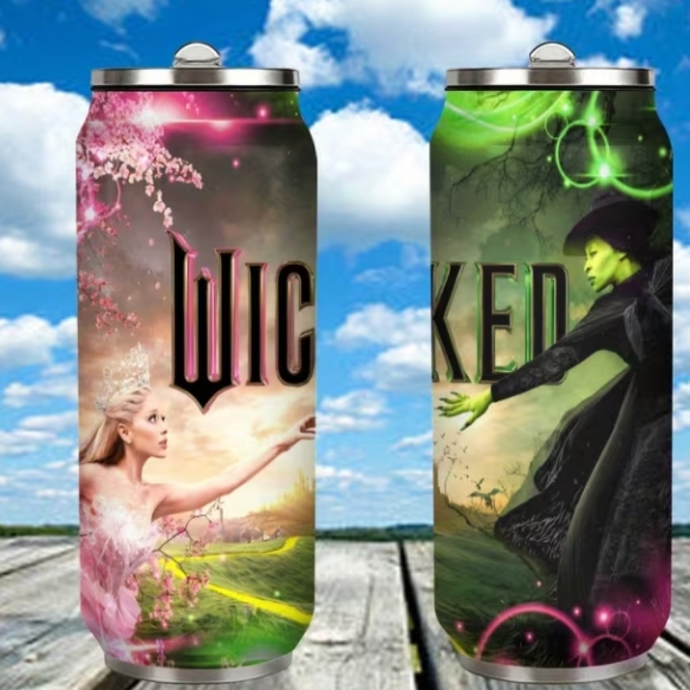 Wicked Themed Stainless Steel Can Tumbler (1 Tumbler ) - Picture 3 of 4